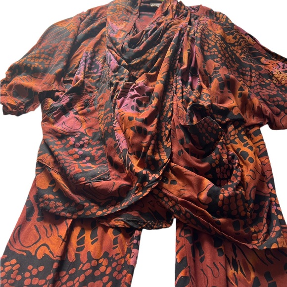Vintage 1970’s Miami Batik African Rayon Pants Set - Picture 6 of 6